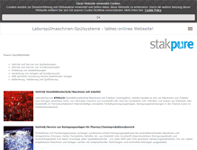 Tablet Screenshot of labtec-online.de